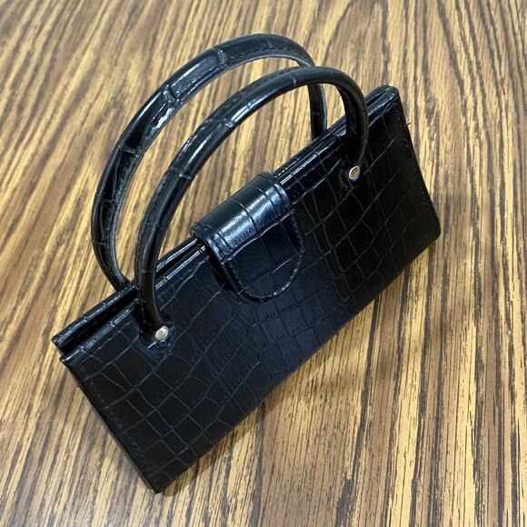 Micro Mini Black Handbag (Small purse) - Picture 4 of 8